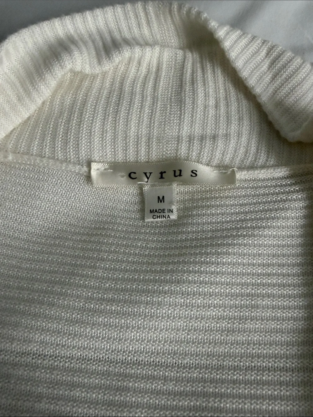Cyrus Open-Front Delicate Ribbed Cardigan - White - Picture 2 of 7
